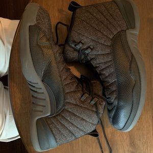 LIKE NEW JORDAN 12 “Wool” Gray Color